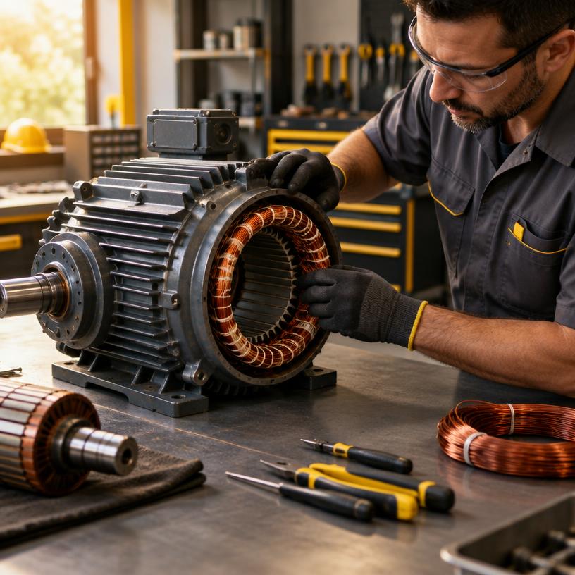 Reparo de motores elétricos